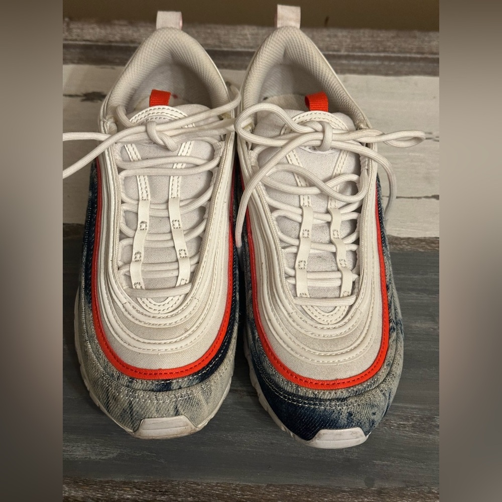 Nike‎ Women’s Air Max 97 Washed Denim - Size 6.5 - Picture 2 of 13
